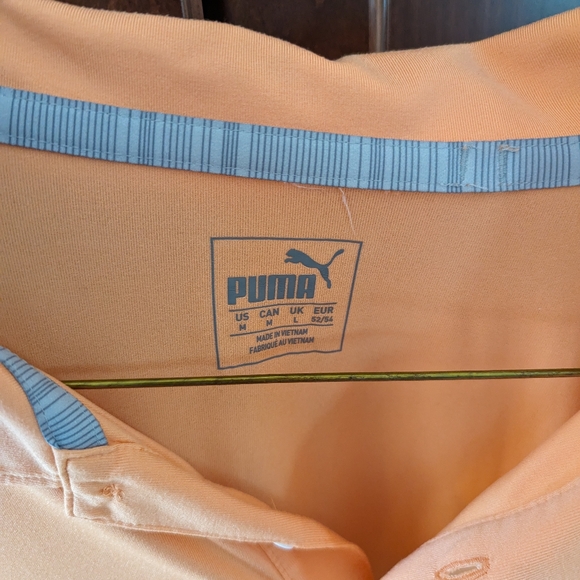 Puma Cloudspun Golf Polo Medium Soft Multi Colour Fabric - Picture 3 of 5